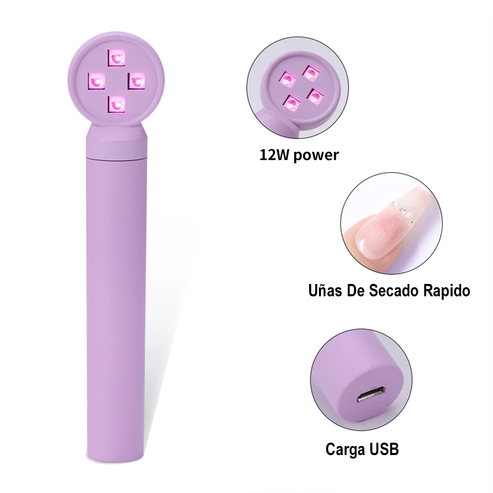 Mini Lampara Secador De Uñas